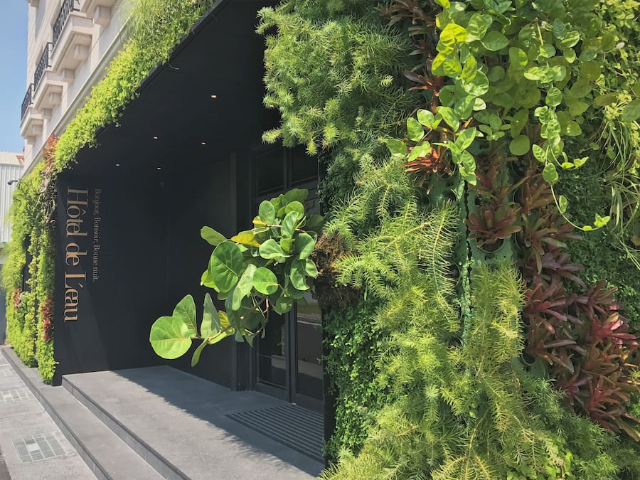 Entrada de la propiedad