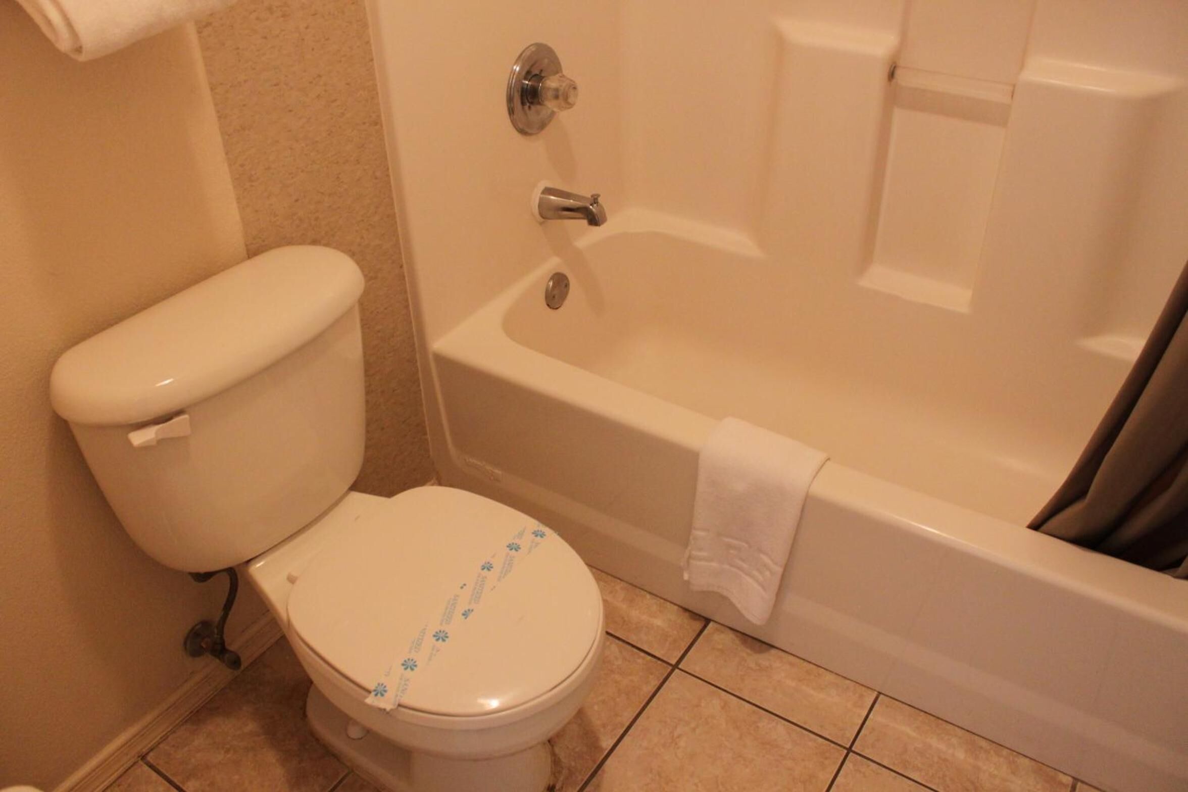 Free toiletries, towels