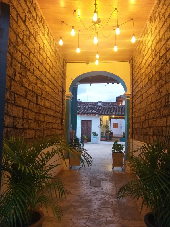 Façade de l’hébergement