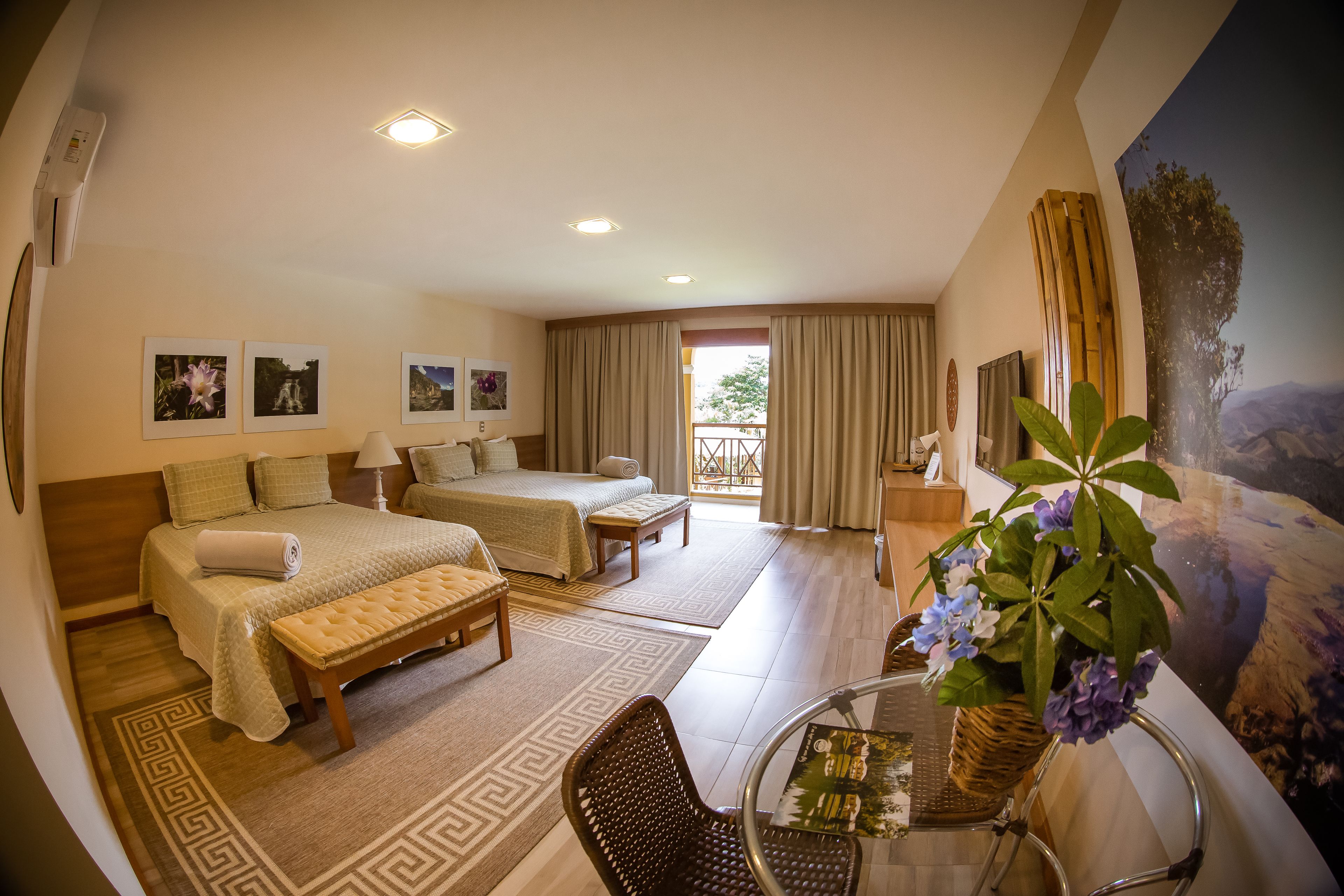 Minibar, desk, blackout drapes, free WiFi