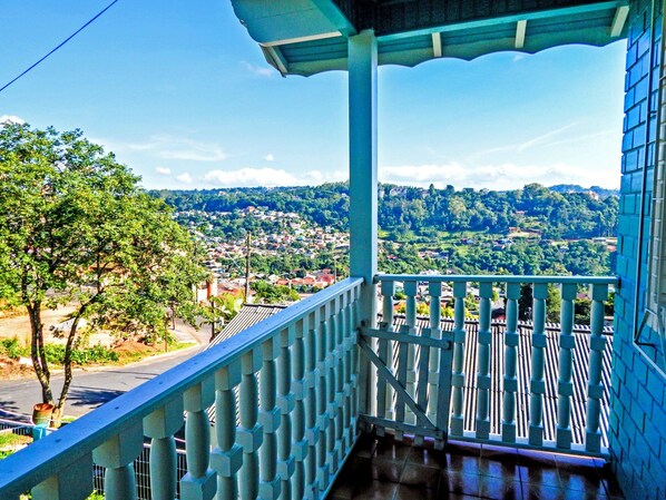 Blick von der Unterkunft