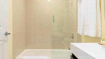 Grand Condo, 2 Bedrooms | Bathroom | Combined shower/bathtub, free toiletries, hair dryer, towels
