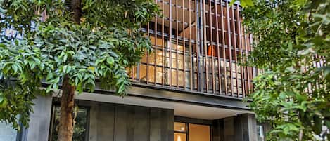 Fassade der Unterkunft