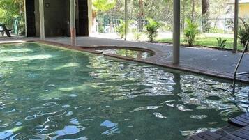 Indoor pool, outdoor pool