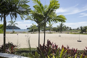 Perto da praia, toalhas de praia