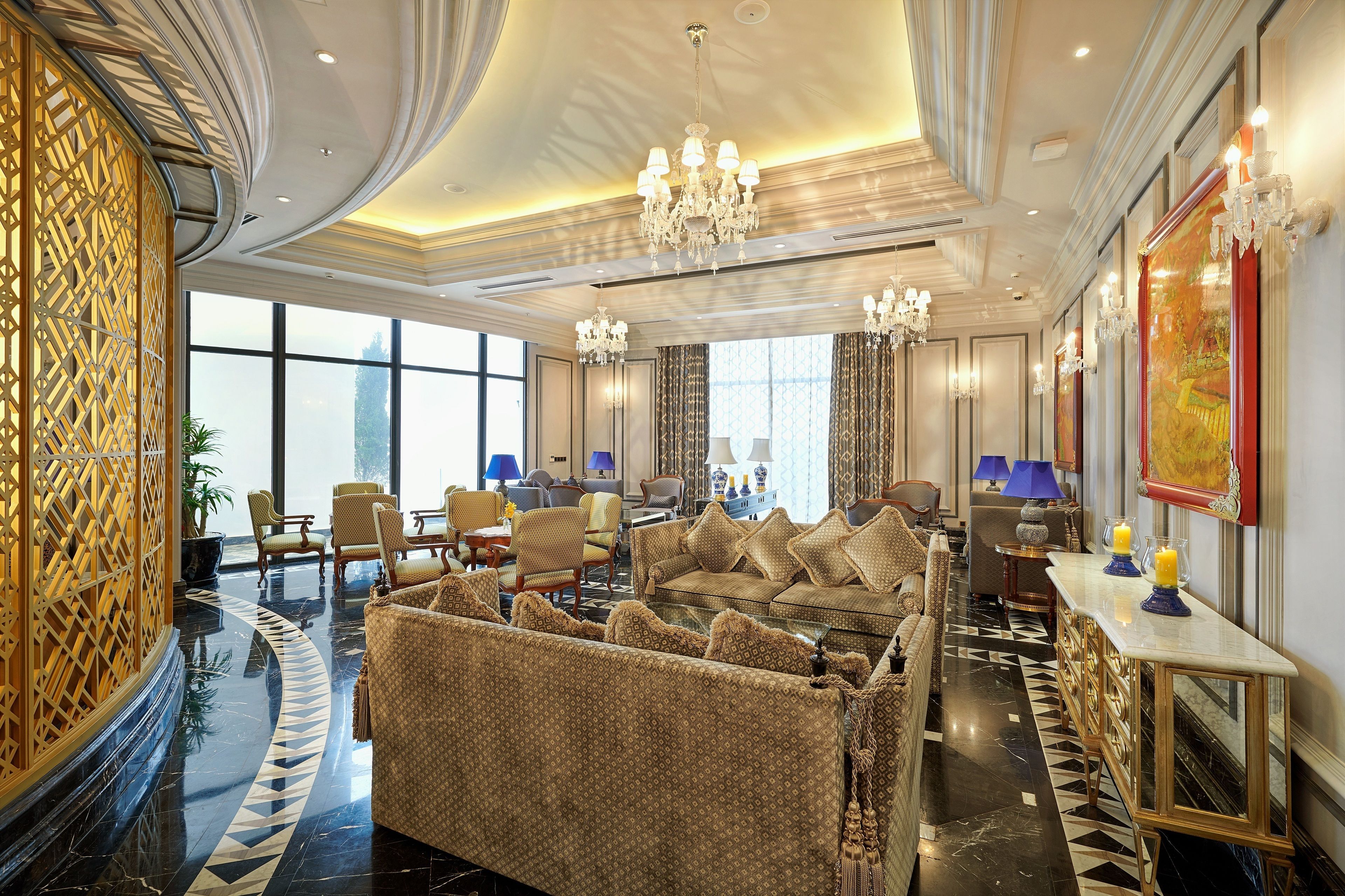 Sitzecke in der Lobby