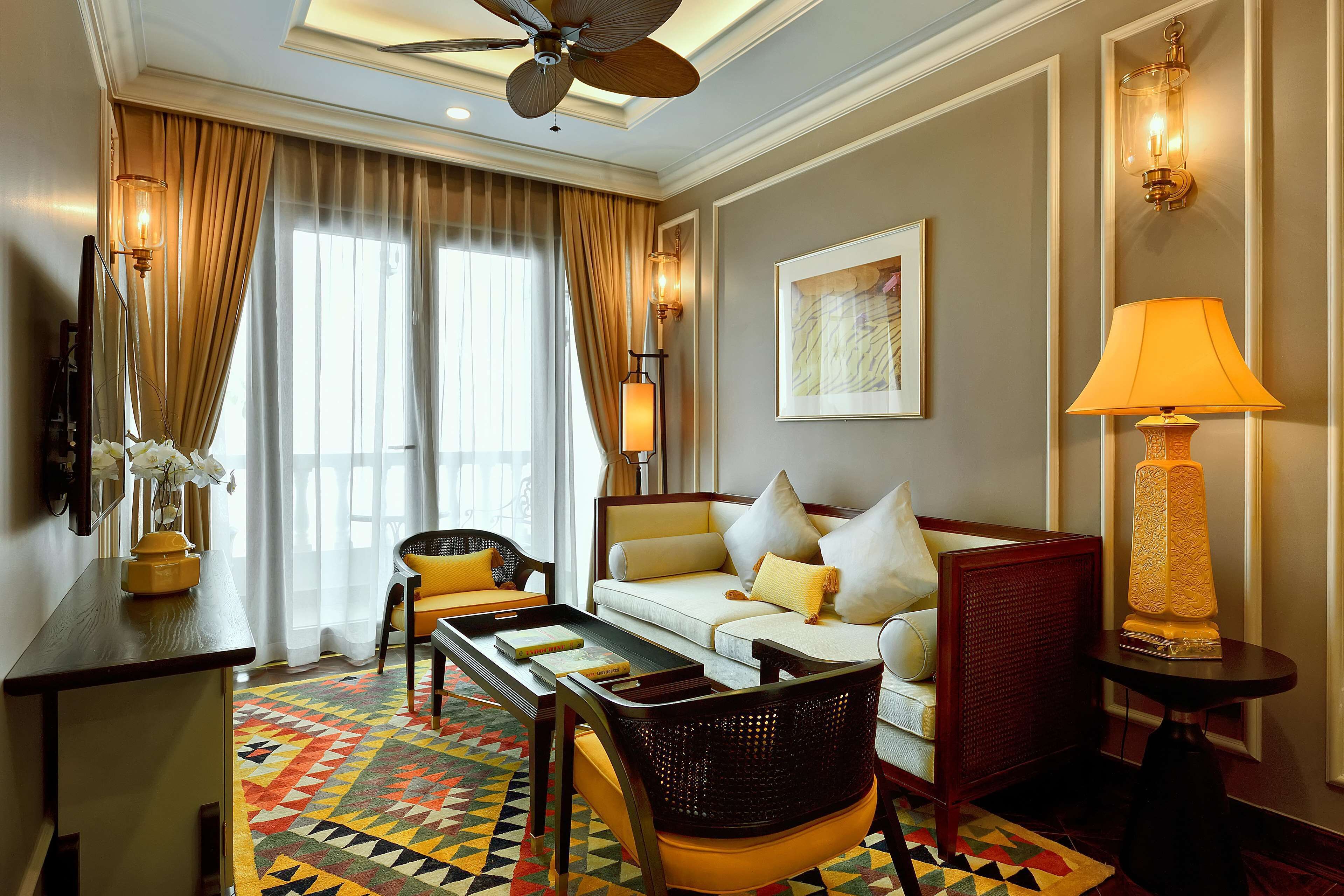 balcony executive suite | 1 bedroom, premium bedding, minibar, in-room safe