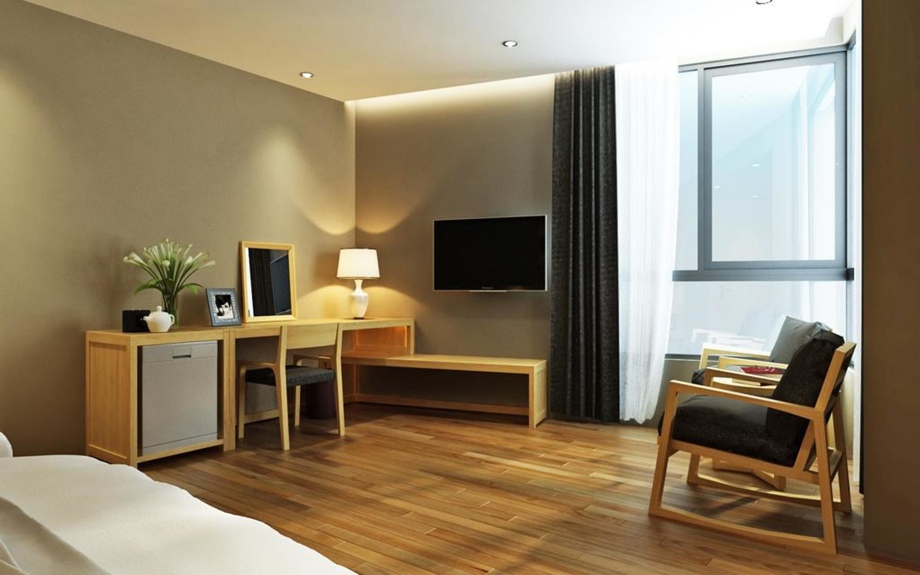 minibar, desk, blackout curtains, rollaway beds