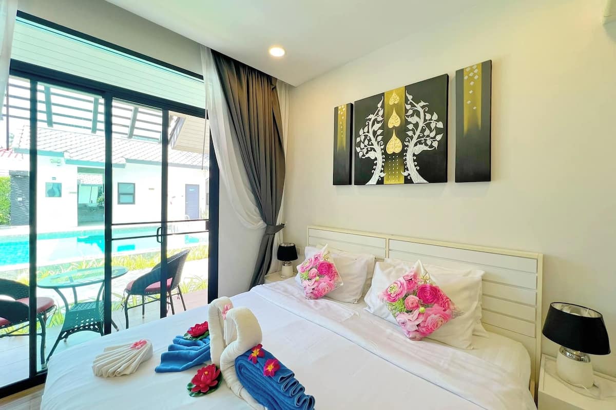 Honeymoon Villa with Garden View | 1 chambre, literie de qualité, minibar, coffre-fort