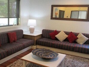 Cottage, 3 Bedrooms | Living area | LCD TV