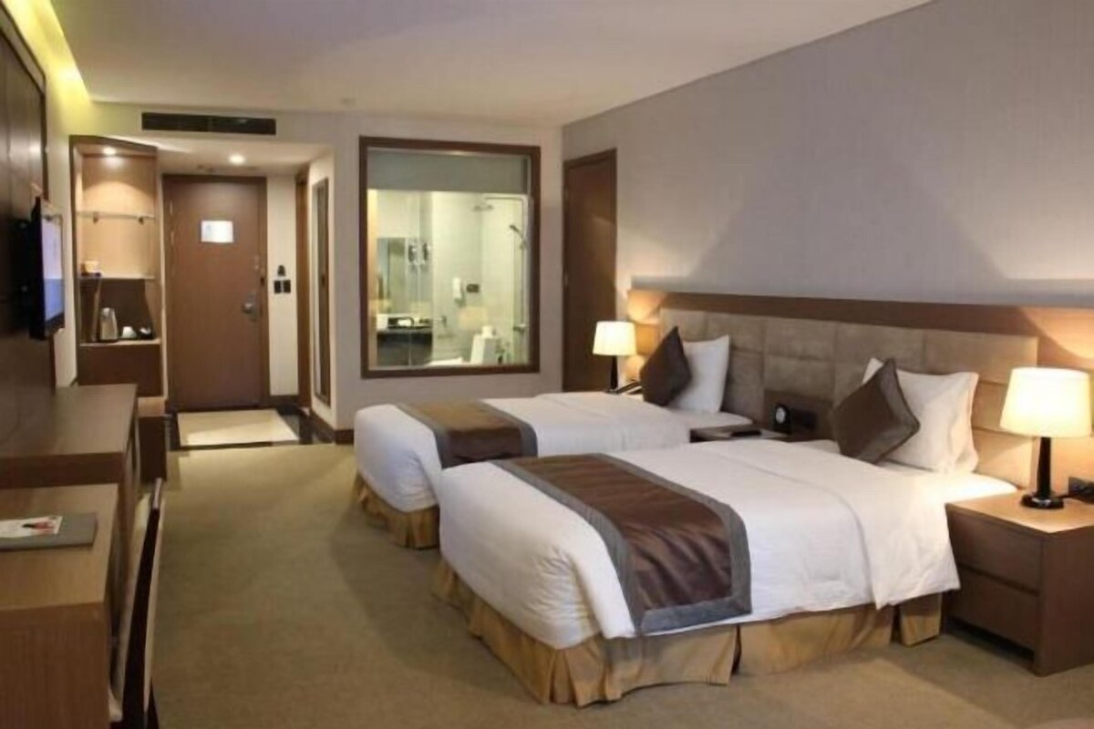 Minibar, in-room safe, desk, WiFi (free)