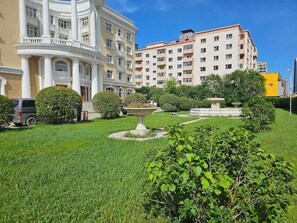Outdoor wedding area