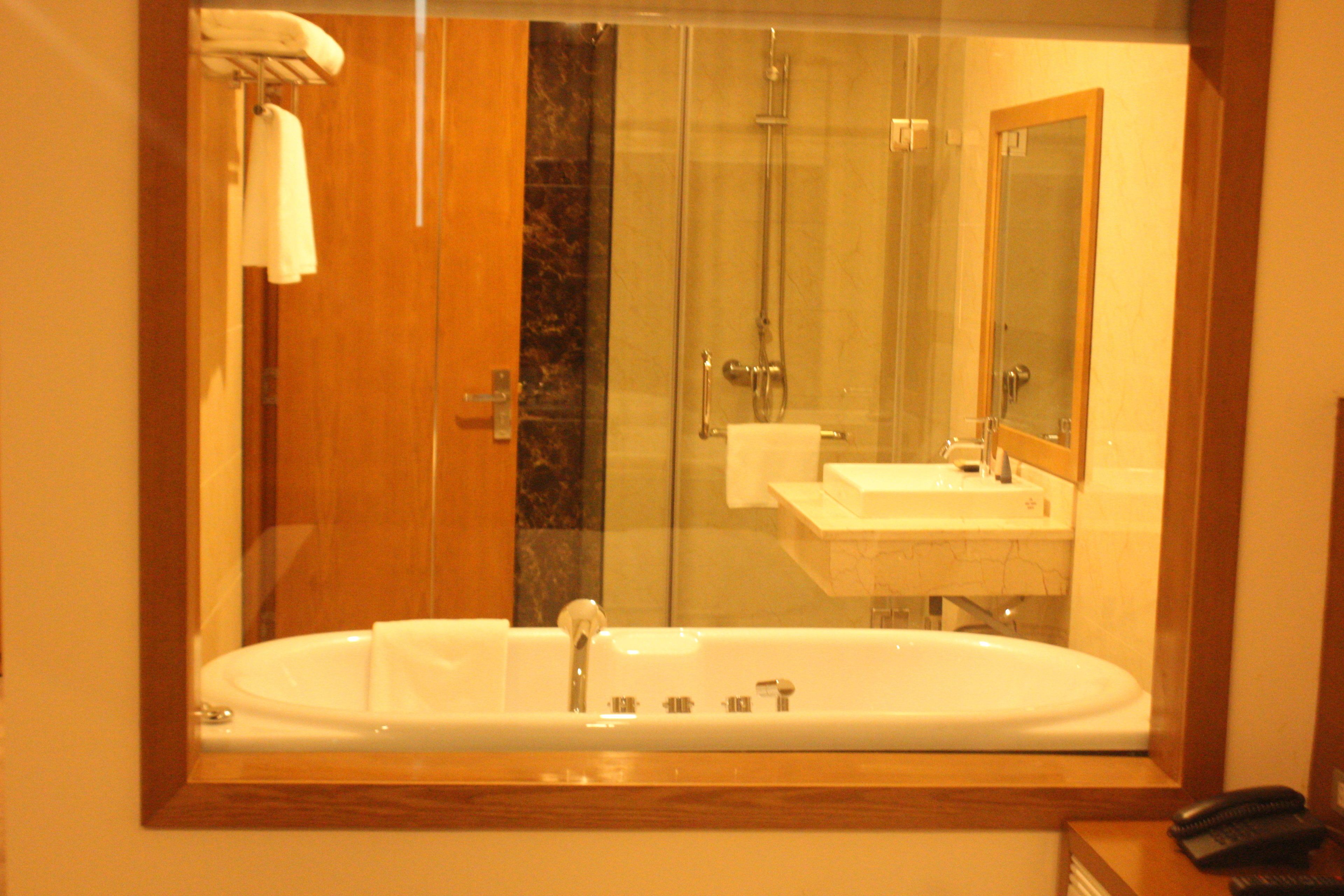 executive suite | bathroom | free toiletries, hair dryer, slippers, bidet