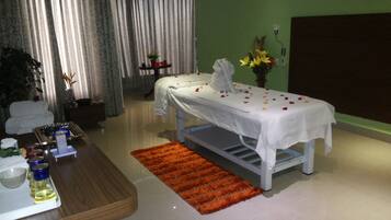 Enjoy a serene retreat with a single bed, bedside table, and large window.