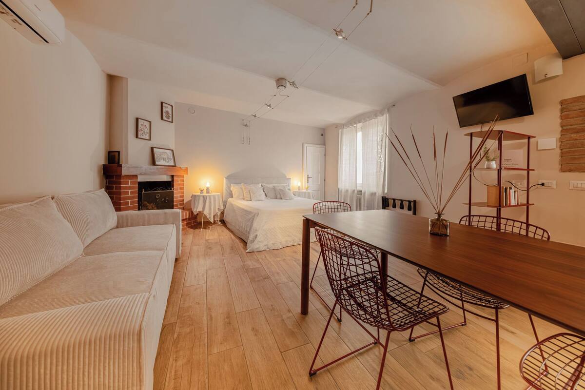 Estudio, vistas al jardín | Escritorio, wifi gratis, ropa de cama