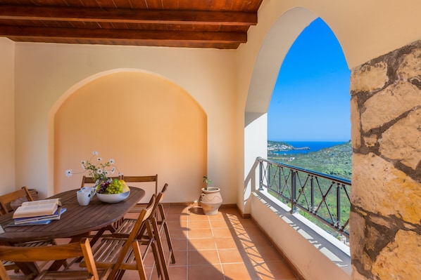 Villa, 4 habitaciones, alberca privada (Seascape) | Balcón