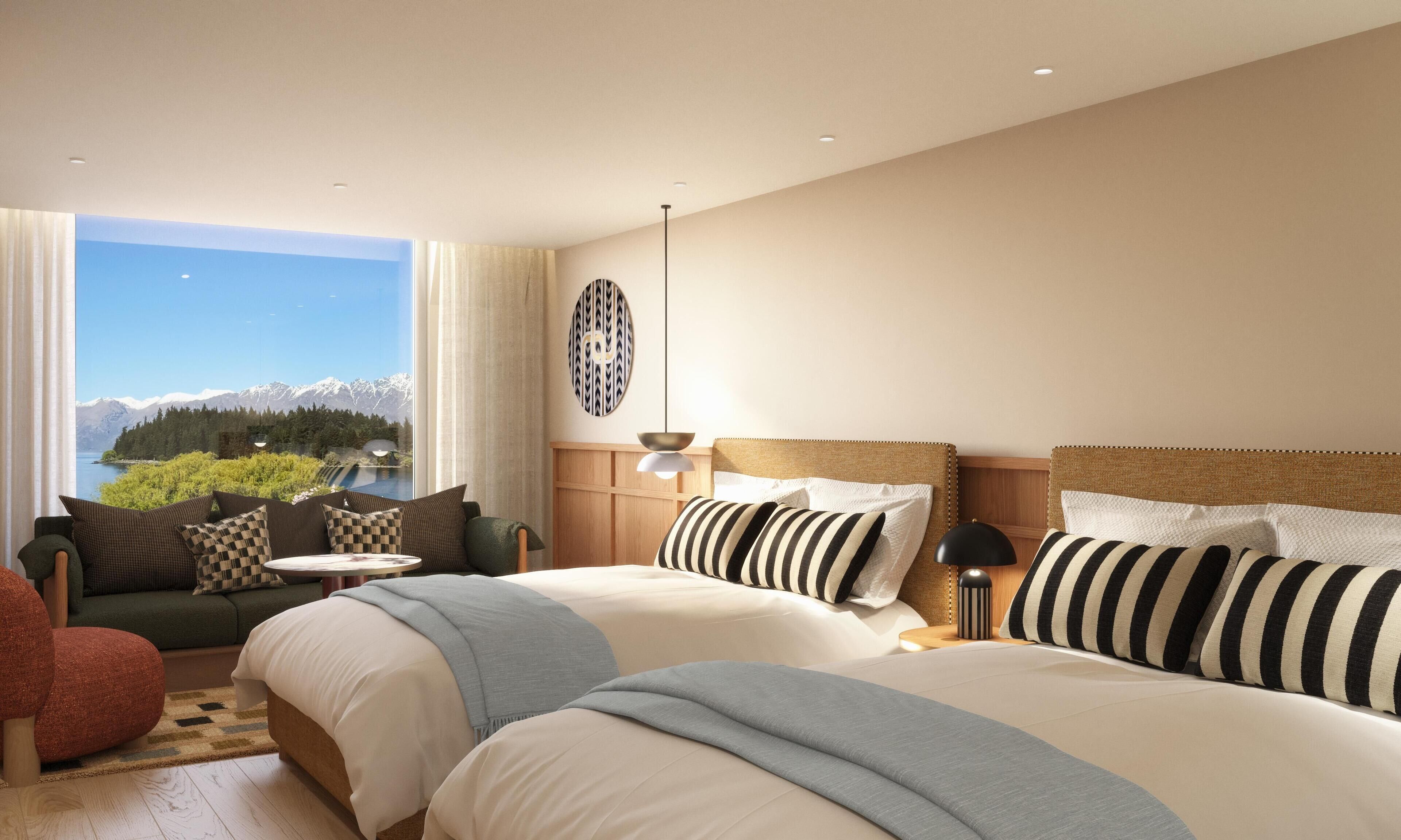 QT Lakeview Deluxe Queen Twin | Lake view