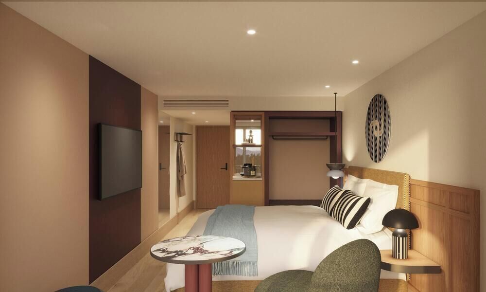 Chambre Deluxe, 1 très grand lit (Lake) | Literie de qualité supérieure, couette en duvet d'oie