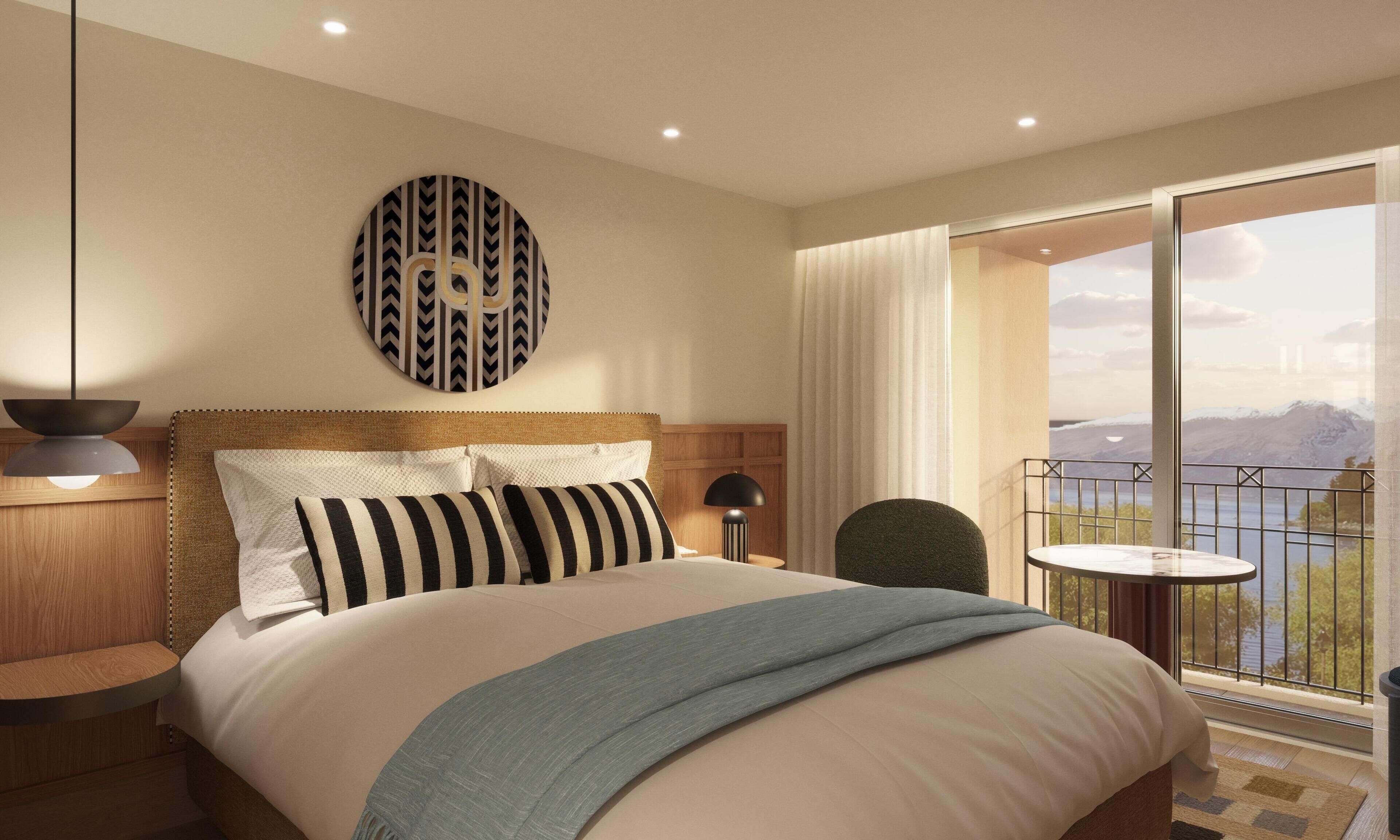 Premium bedding, down duvets, memory-foam beds, minibar