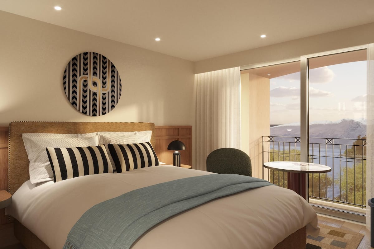 1 Schlafzimmer, hochwertige Bettwaren, Daunenbettdecken