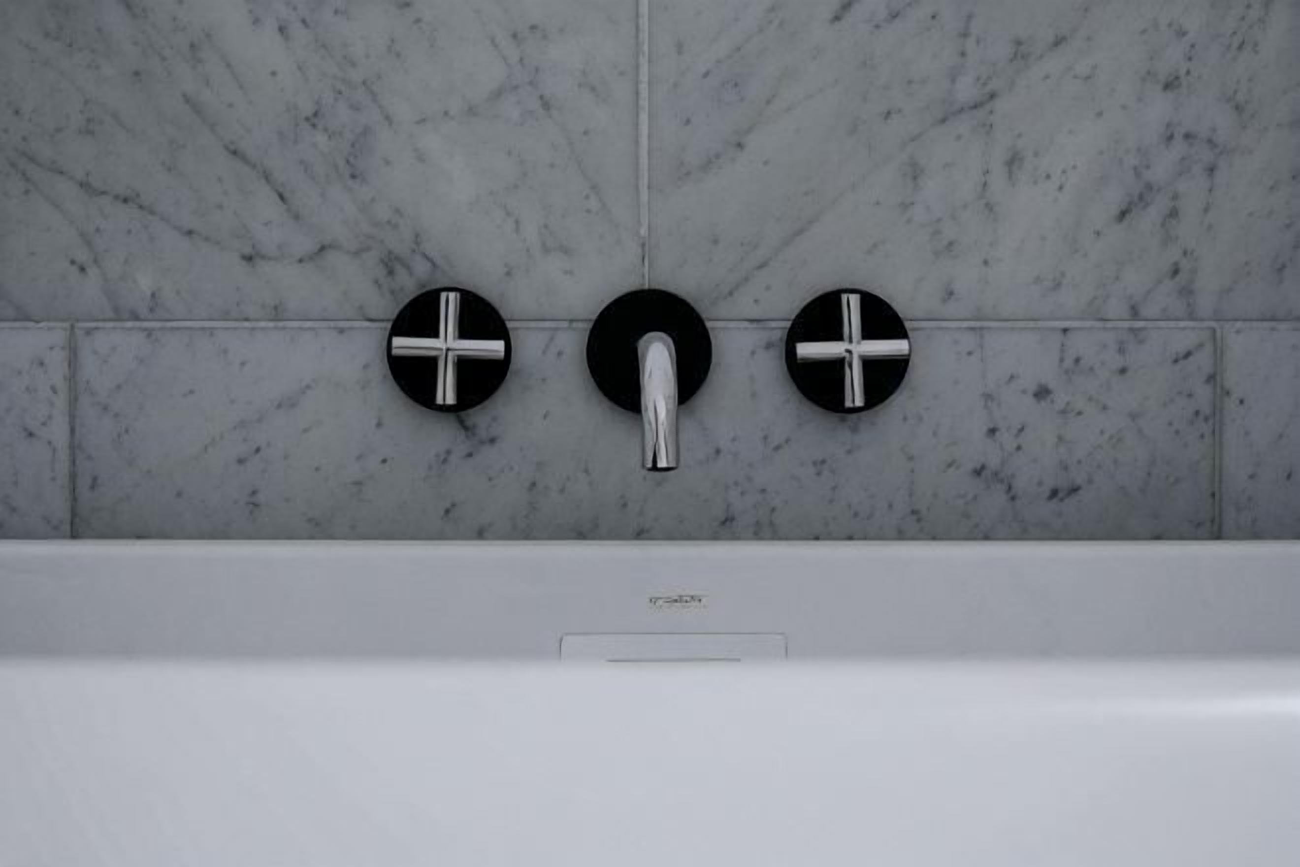 Bathroom | Designer toiletries, hair dryer, bathrobes, slippers