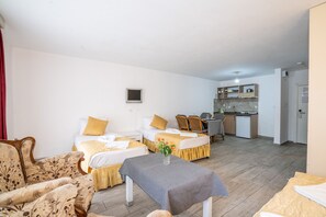 Studio Économique, 1 chambre | 2 chambres, fer et planche à repasser, draps fournis