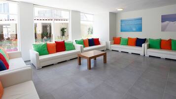 Sitteområde i lobbyen