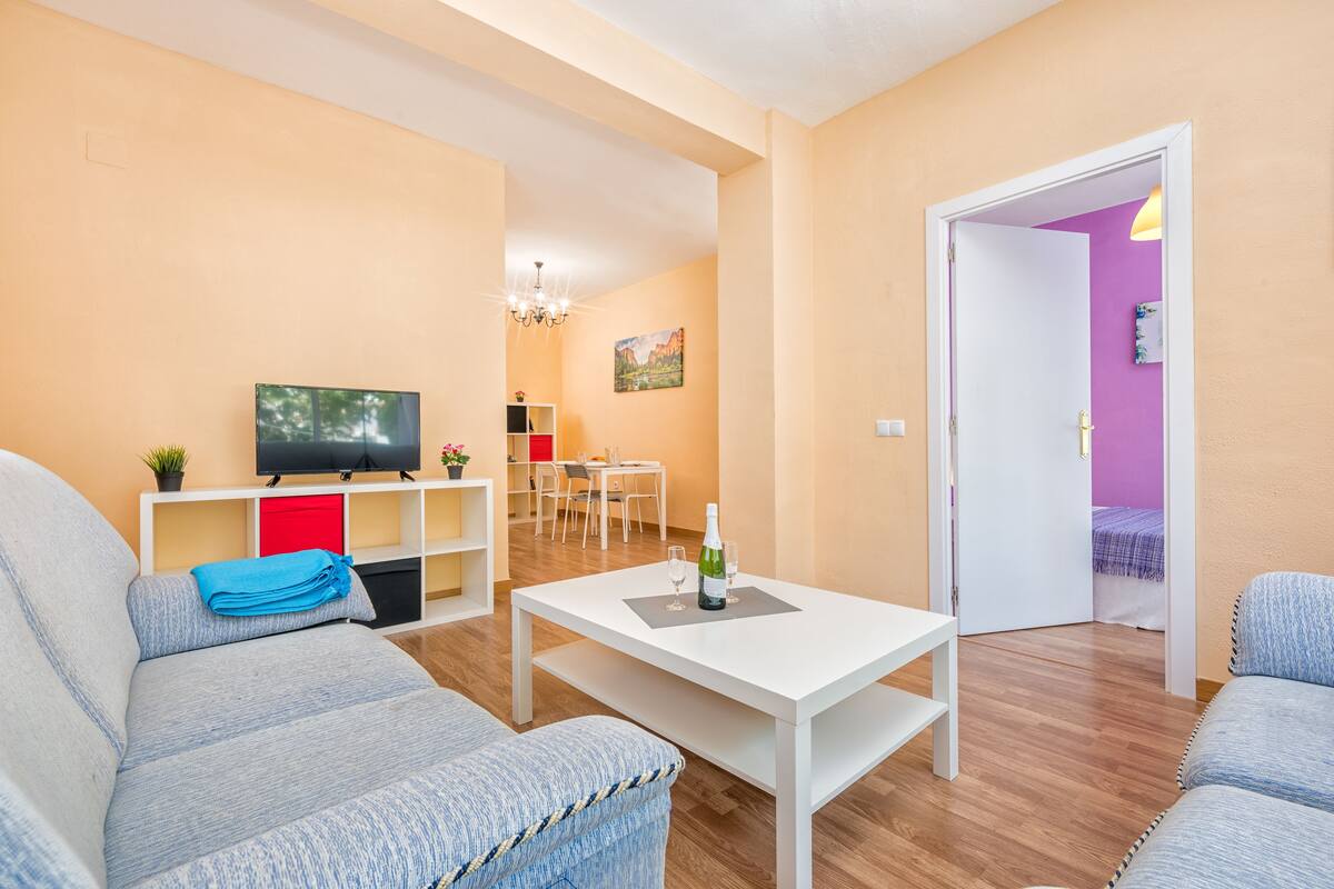 Family Apartment, 2 Bedrooms | Living area | Flat-screen TV