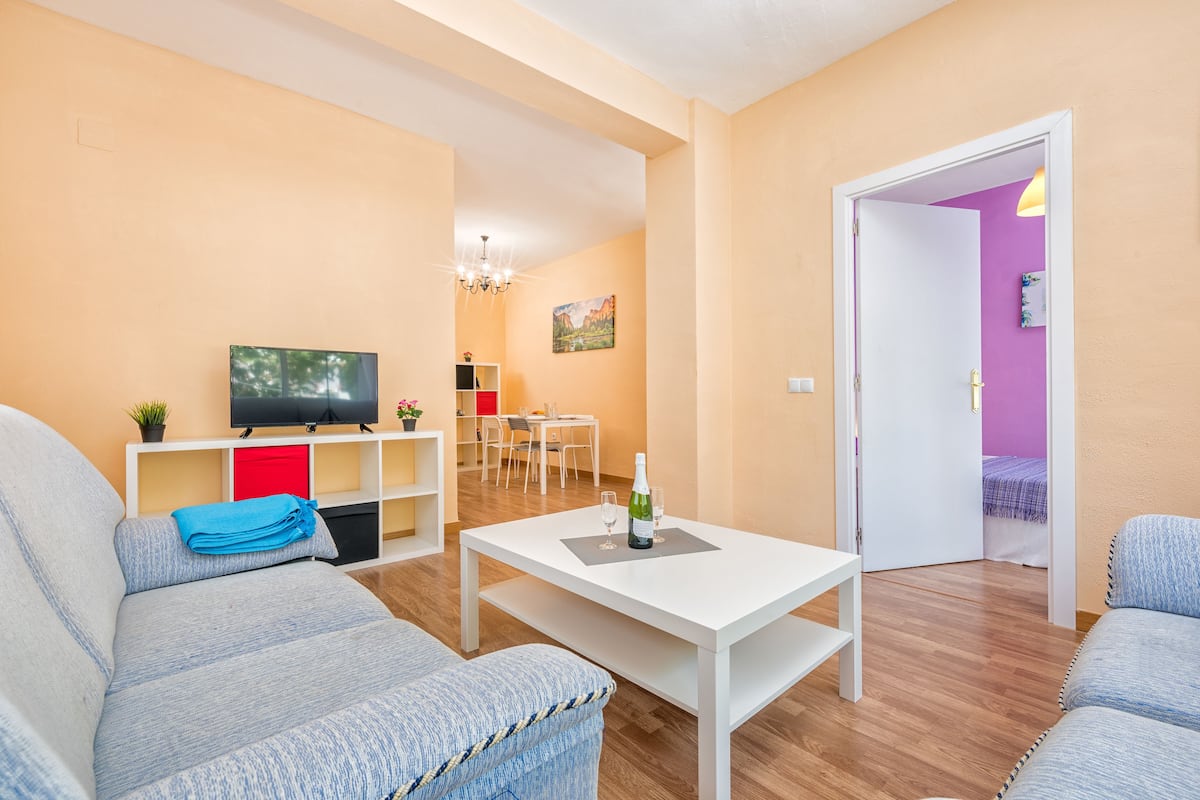Family Apartment, 2 Bedrooms | Living area | Flat-screen TV