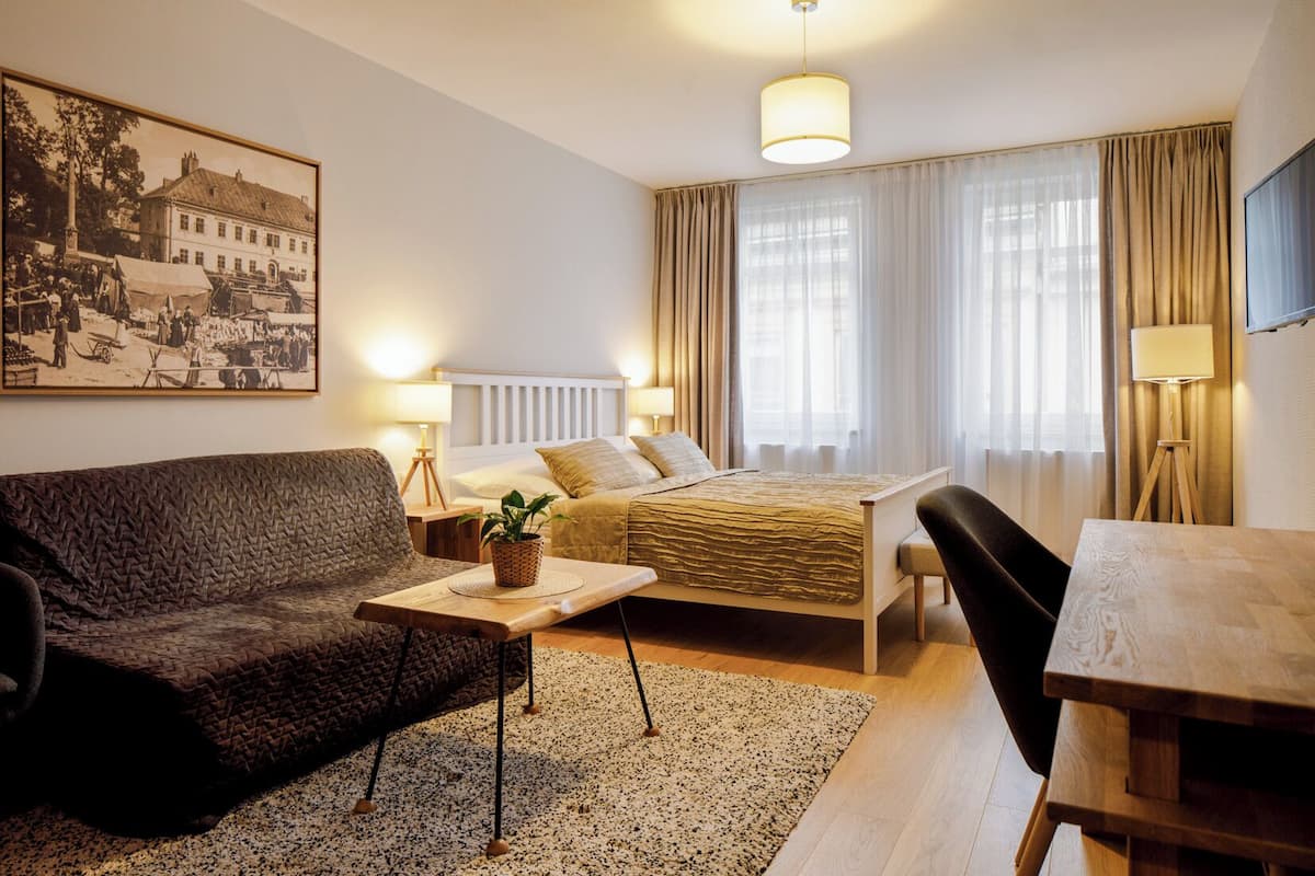 Deluxe Double Room with Extra Bed - Depandance | Desk, iron/ironing board (on request), WiFi (free), bed sheets