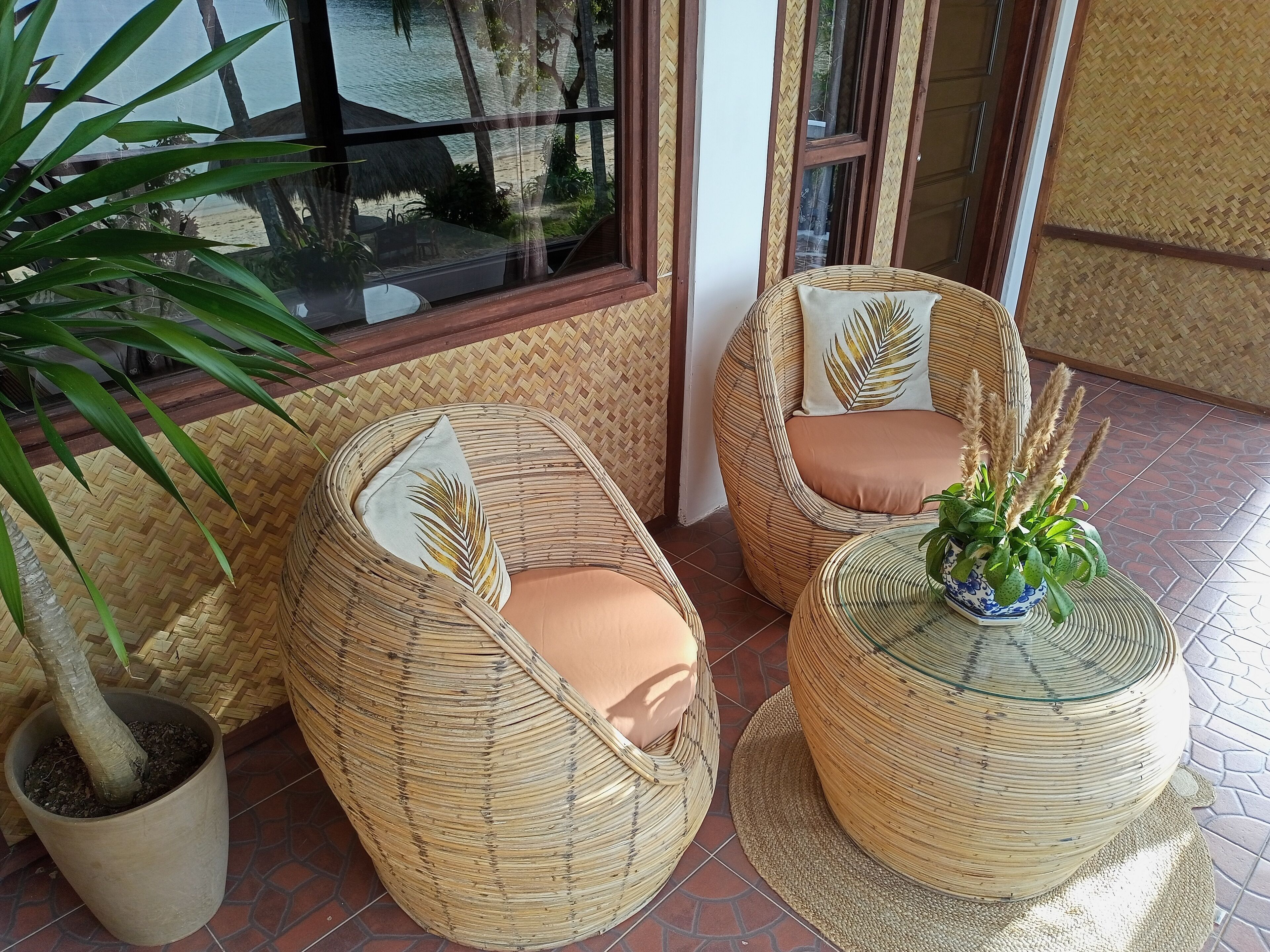 deluxe double room, 1 king bed, pool access, sea view | terrace/patio