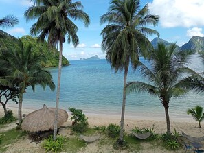 Deluxe Double Room, 1 King Bed, Pool Access, Sea View | Balcony view - Las Cabanas Beach Resort (El Nido)