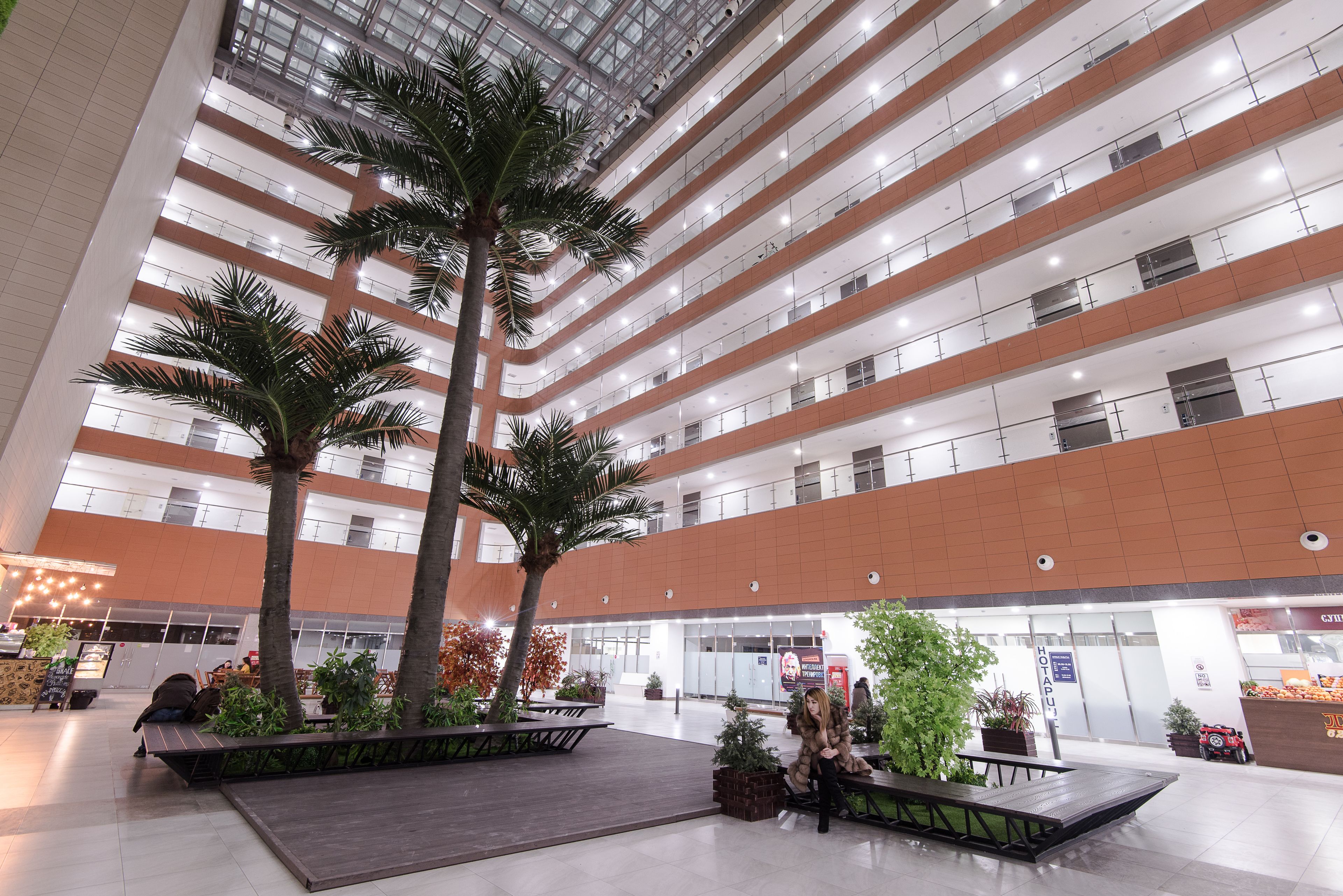 Sala de estar en el lobby