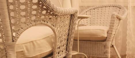 Standard Double Room, Shared Bathroom | Living area | Flat-screen TV