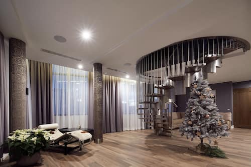 Penthouse Panoramique, terrasse (Luxury) | 1 chambre, draps en coton égyptien, literie de qualité supérieure