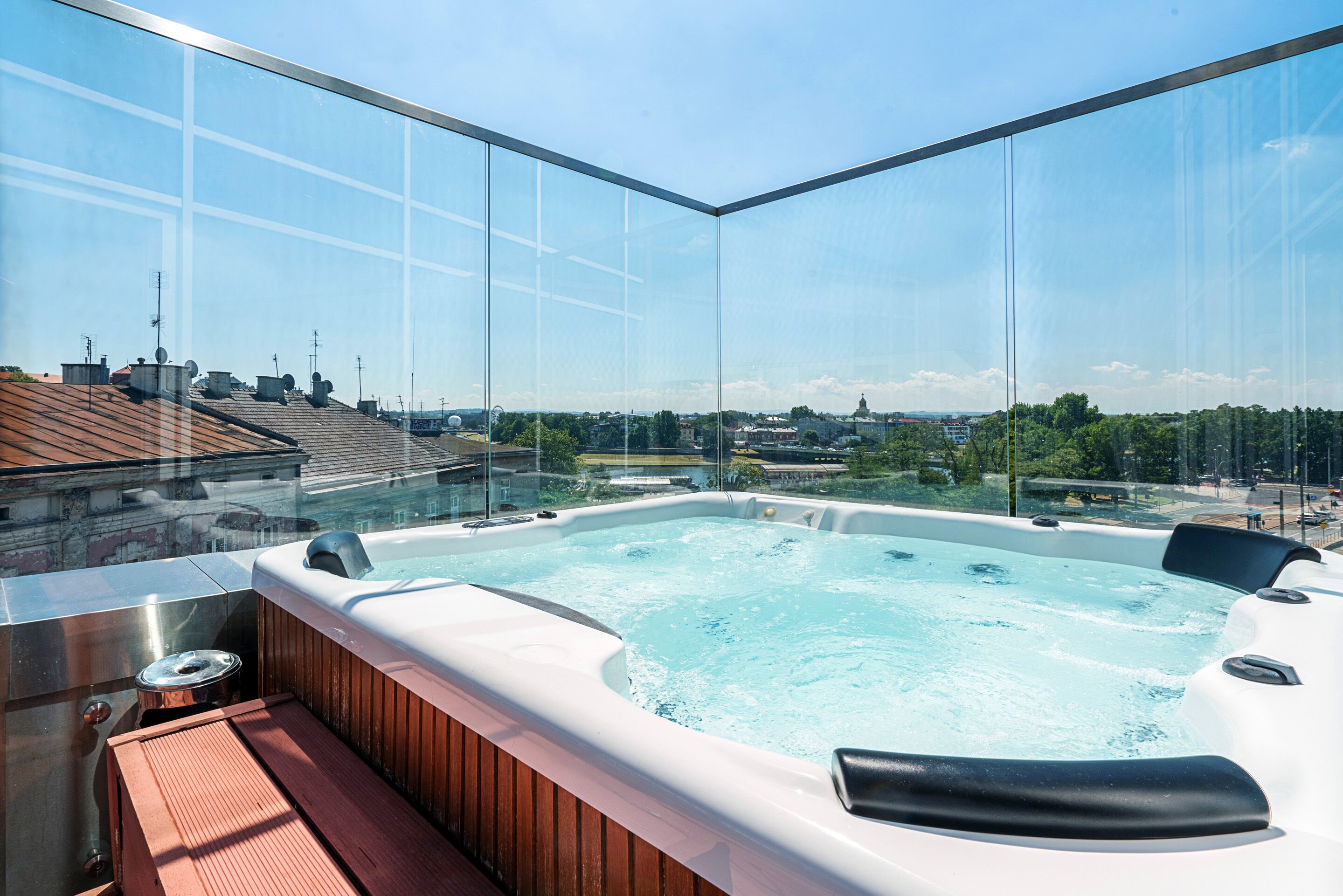 Panoramic Penthouse, Terrace (Luxury) | Jetted tub
