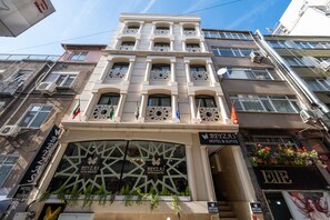 Façade de l’hébergement