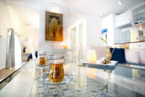 Design Studio, Mezzanine | Living area | Flat-screen TV - Suites 13 Budapest (Budapest)