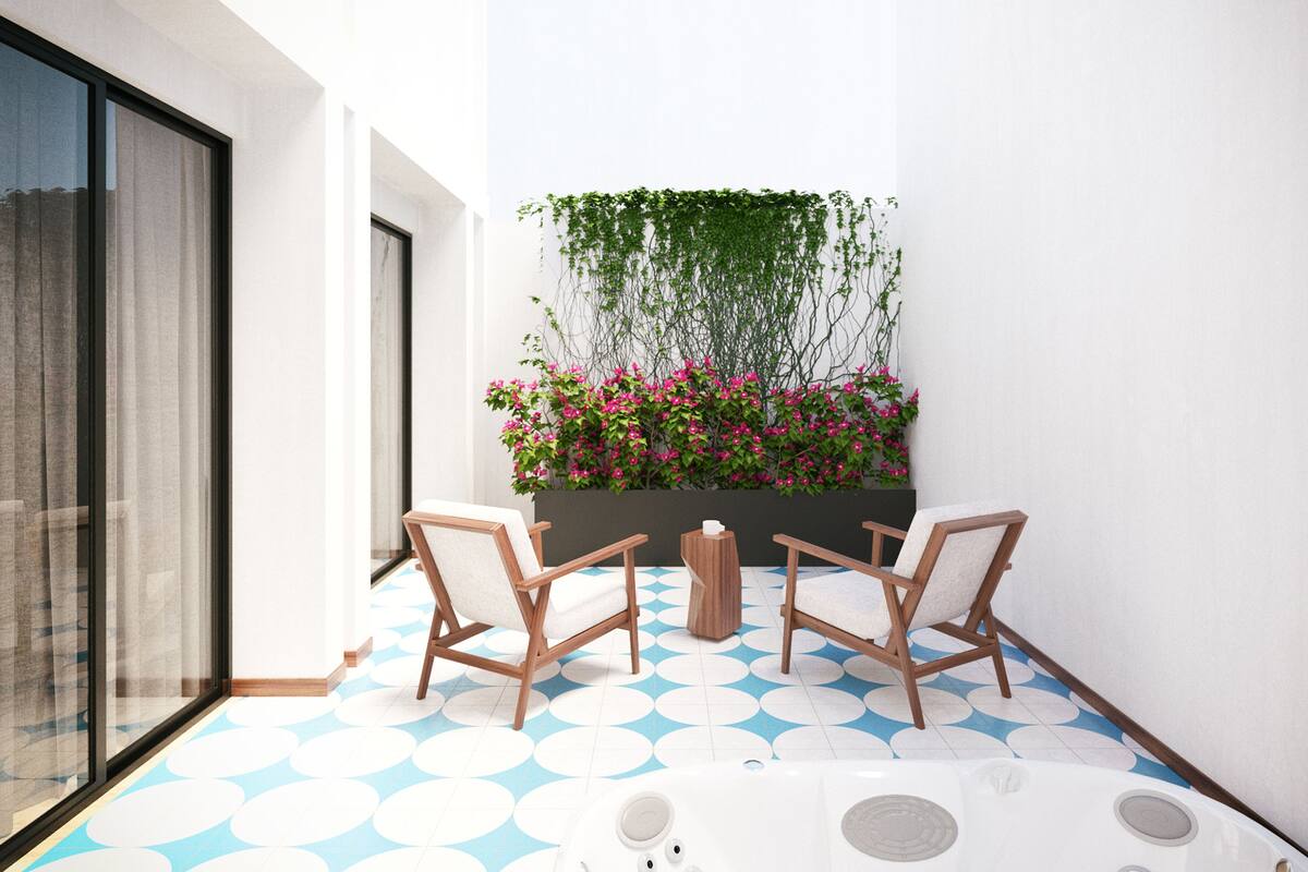 Blick auf den Innenhof