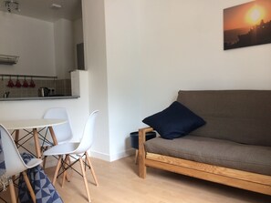 Apartment, 1 Bedroom | Living room | LED TV