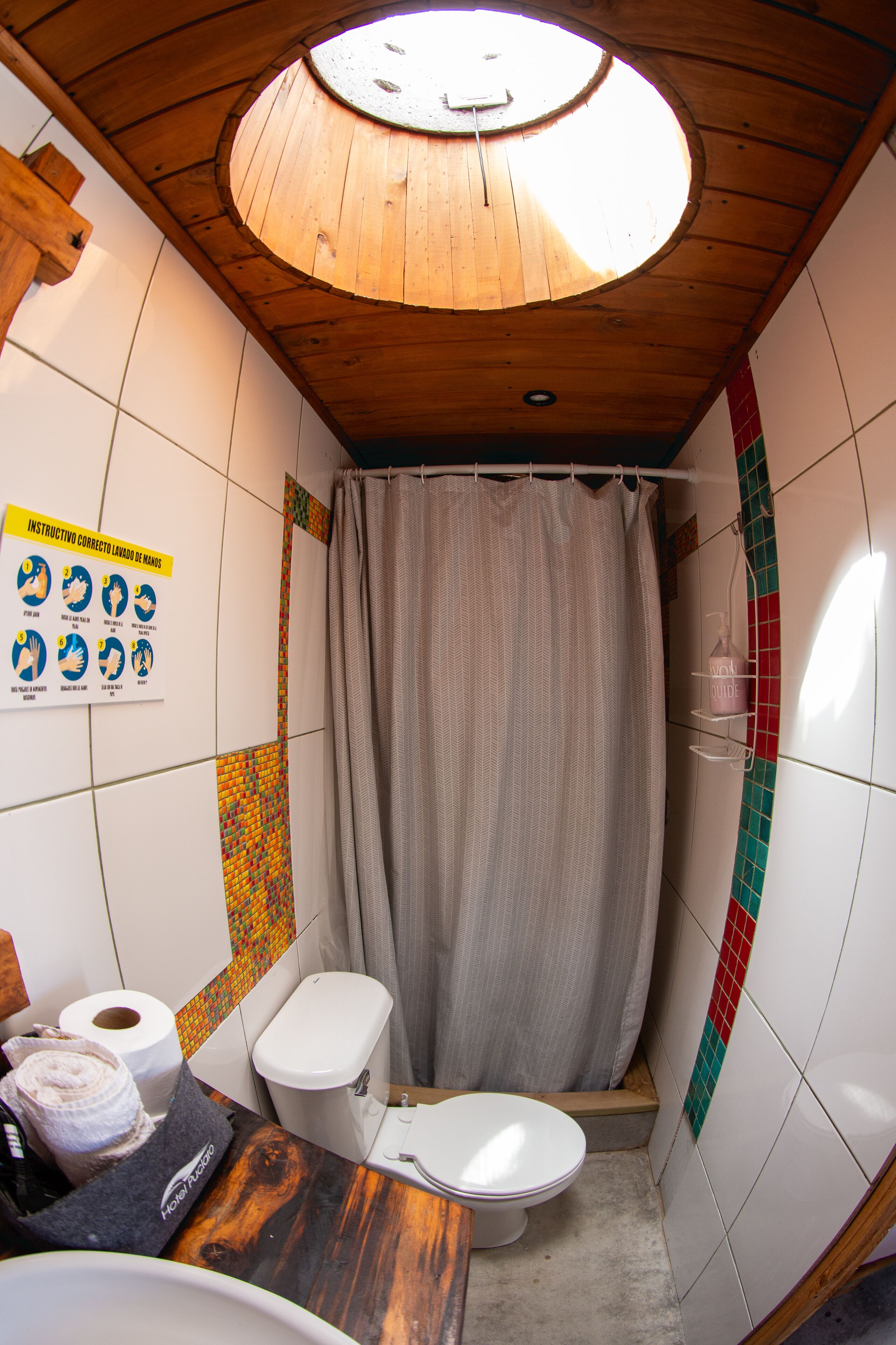 shower, rainfall showerhead, towels