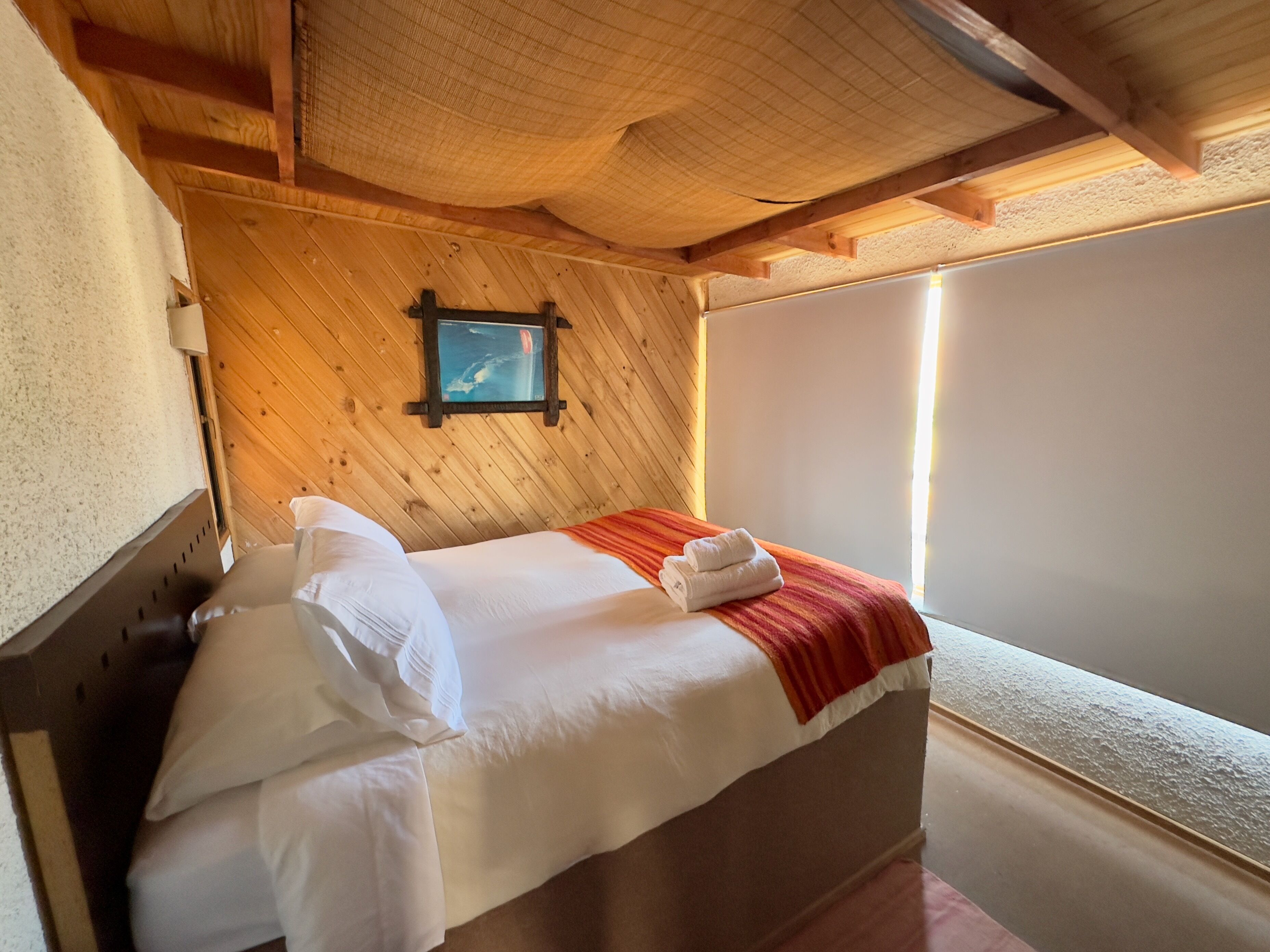 blackout curtains, free cots/infant beds, free wifi, bed sheets