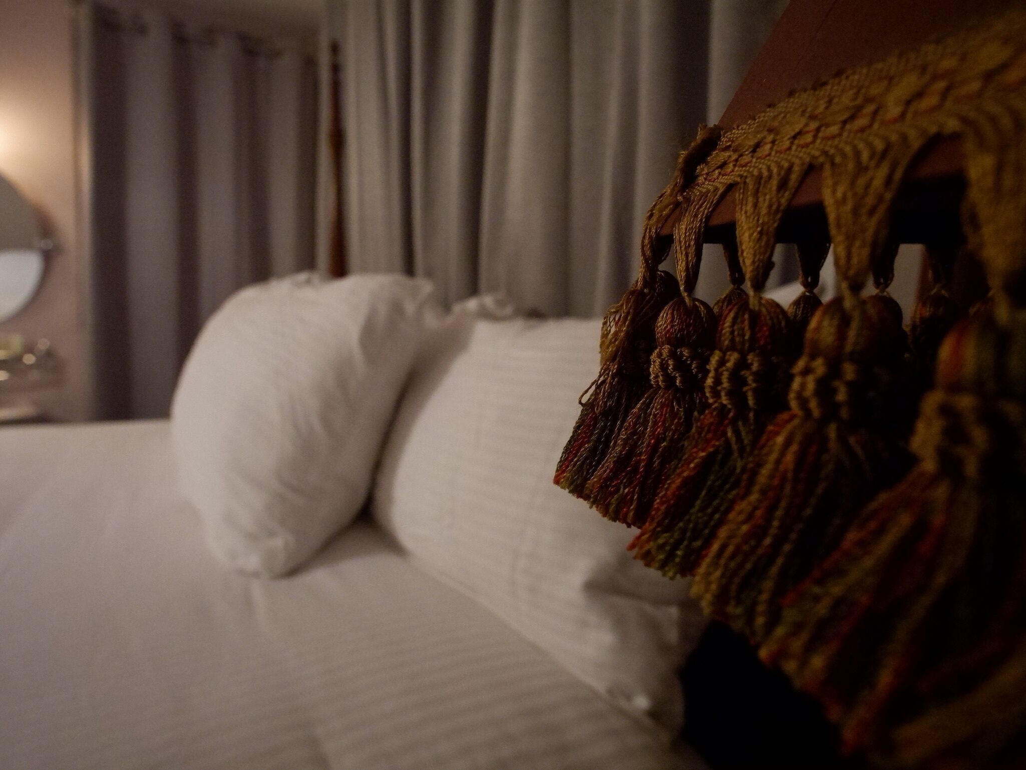 Premium bedding, pillowtop beds, individually decorated
