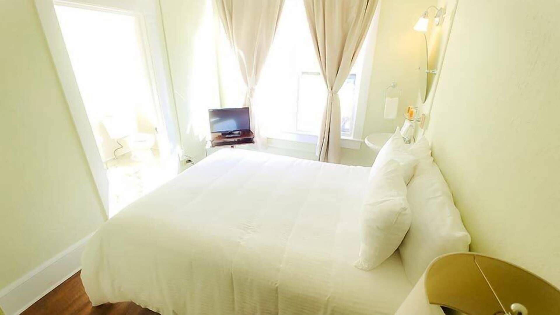 Premium bedding, pillowtop beds, individually decorated