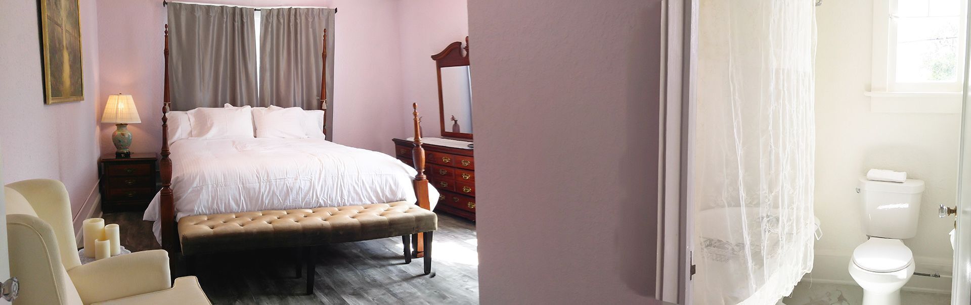 Premium bedding, pillowtop beds, individually decorated
