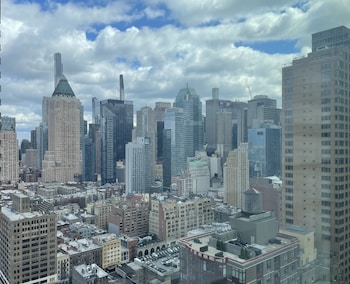 City view from property at Pod Times Square