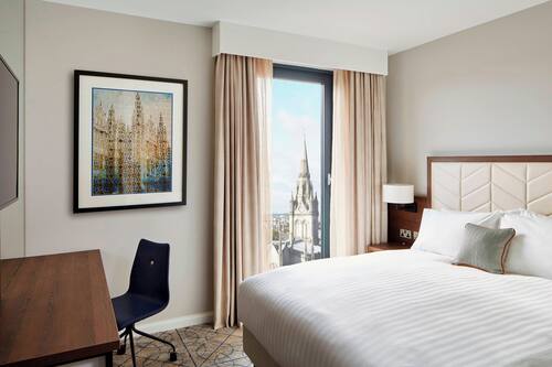Family Suite, 1 Bedroom | Hypo-allergenic bedding, in-room safe, desk, blackout drapes
