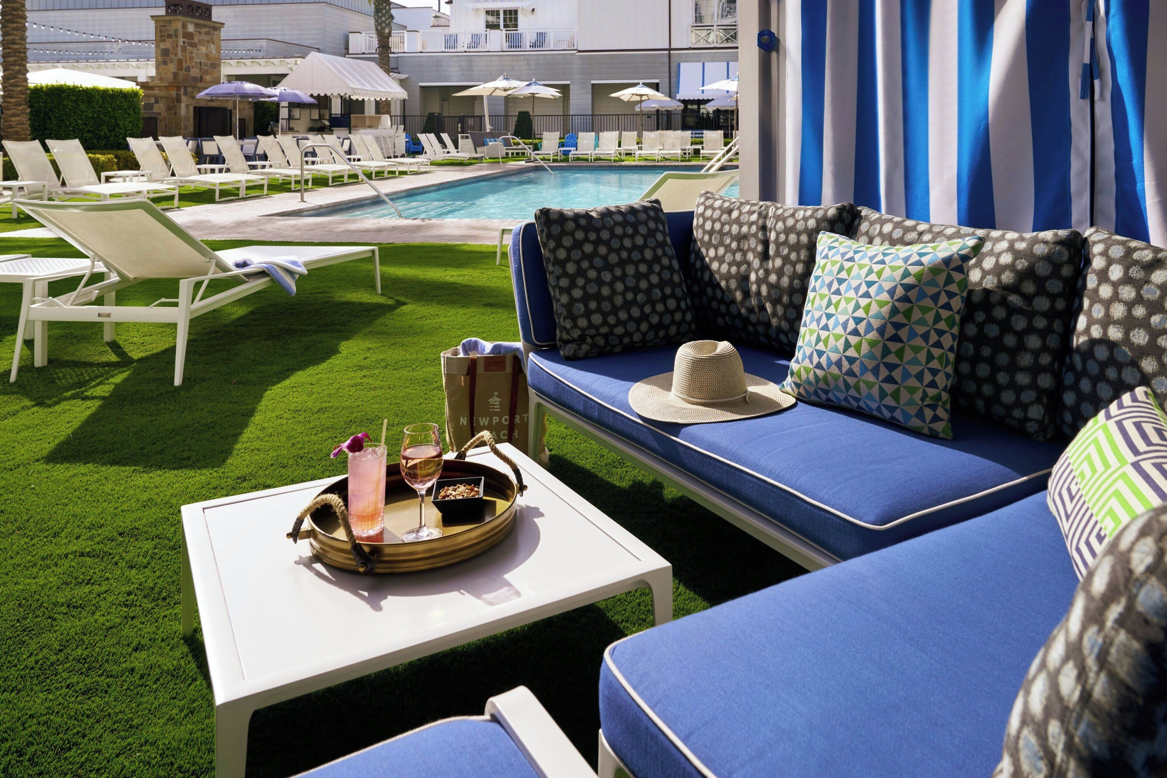 outdoor pool, pool cabanas (surcharge), pool umbrellas