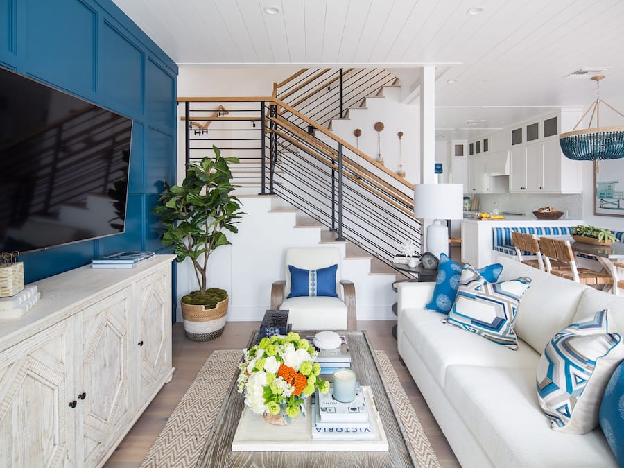 Cottage, 2 Bedrooms | Living room | 55-inch flat-screen TV with cable channels, TV, Netflix