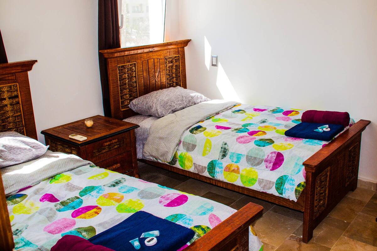 Premium bedding, free WiFi, bed sheets